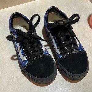 Blue Lighting size 12 Vans kids